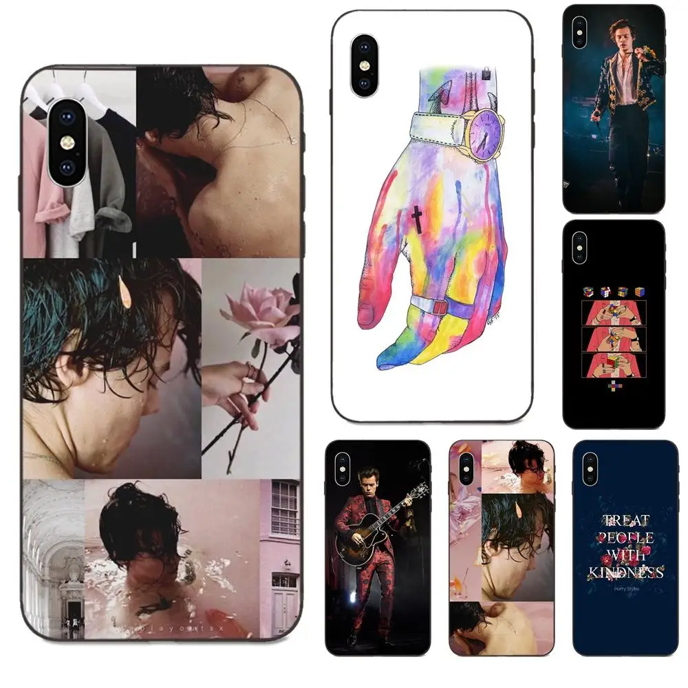 Мягкий чехол Harry Styles Behandeln Menschen для Galaxy A3 A5 A6 A6s A7 A8 A9 A10 A20E A30 A40 A50 A60 A70 A80 A90 плюс