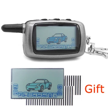 

A6 Keychain Key Fob Chain Remote Controller + flexible screen display For Starline A6 Twage Two-Way Car Alarm Systems