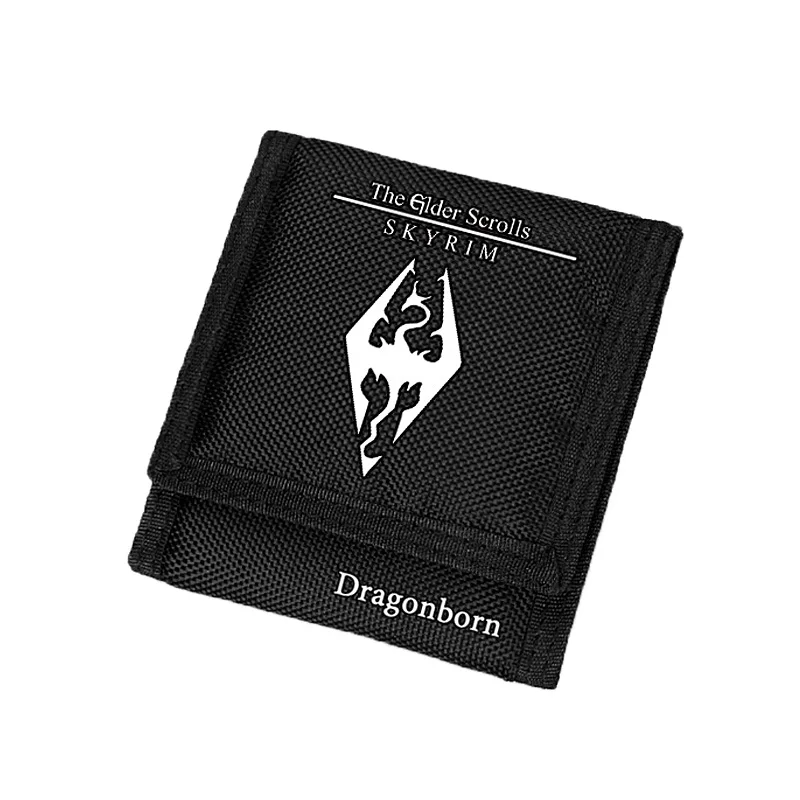 Anime Oxford Purse The Elder Scrolls V Skyrim Wallet-zb325