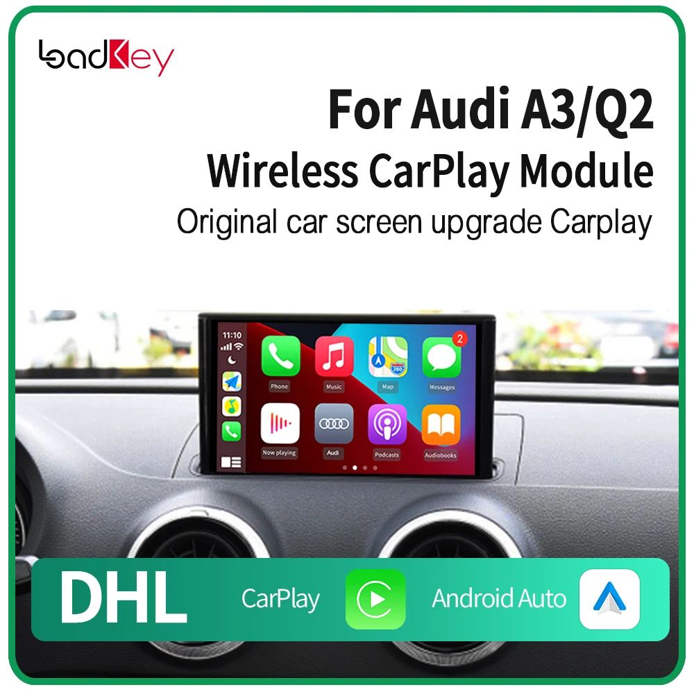 Loadkey & Carlinkit Decoder Android Auto Wireless Carplay For Audi A3
