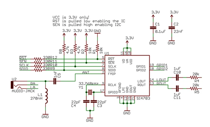 Si4703 FM Tuner Evaluation Board (2)