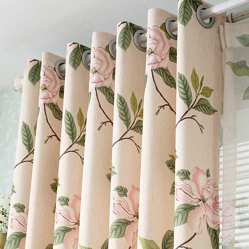 

The New Modern Curtains For Living Room Bedroom Cotton Linen Curtain Cloth Half Curtain Window Screen Window Curtains