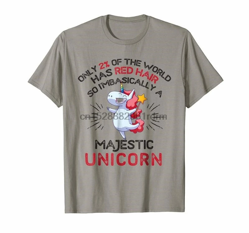

Clothing Only 2% Of The World Has Red Hair Redhead Ginger T Shirt 5596