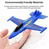 2.4G Electric RC Plane Toy High Simulation Fixed Wing Fighter Aricraft Anti-Crash Dual Plane Body Aircraft Kid Boy RC Toy Gift 4