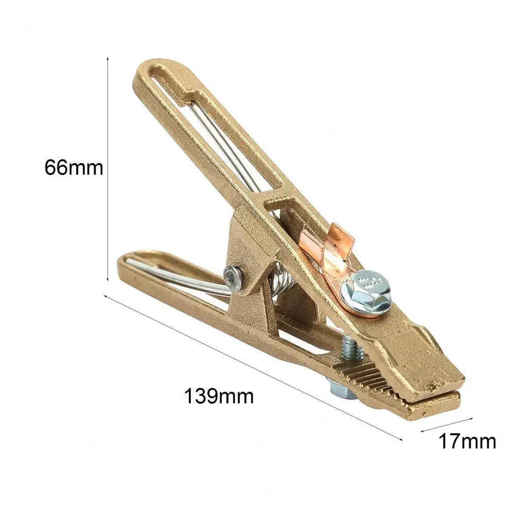 260A Welding Accessories Clamp Grounding Clamp A-shaped Heavy Duty Earth Clamp Antioxidant Brass Multipurpose Welding Ground for Shipyards