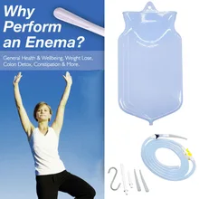 Горячий толстой кишки Набор для очистки многоразовая домашняя вода кофейная клизма Детокс SMR88