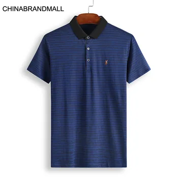 

Plus Fat Plus Size Men's Wear Short Sleeve T Shirt Extra Large Lapel Half Sleeve T-shirt Fat Man Fat Polo Shirt