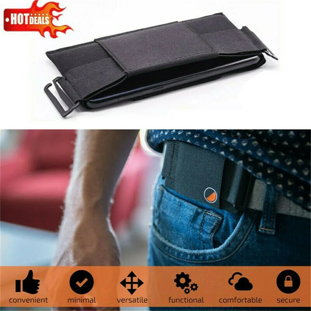 

Minimalist Invisible Wallet Waist Bag Mini Pouch for Key Card Phone Sports Outdoor Ultrathin Pouch Waist Bag Minimalist Wallet
