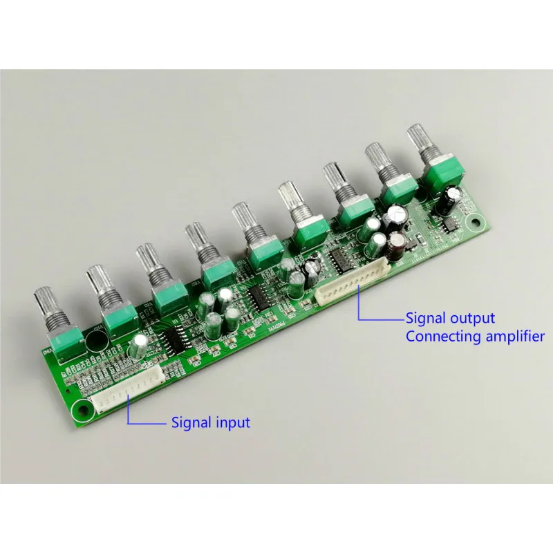 SOTAMIA 7.1 Preamplifier Amplifier Tone Board Independent Volume Adjustment Bass Frequency Adjustment Automatic Mute DIY 7.1 Amp