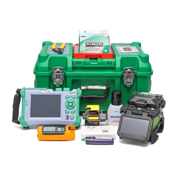 

Komshine FX37 fusion splicer QX50-S(1310/1550nm,32/30dB) OTDR Optical power meter light source VFL laser source combos