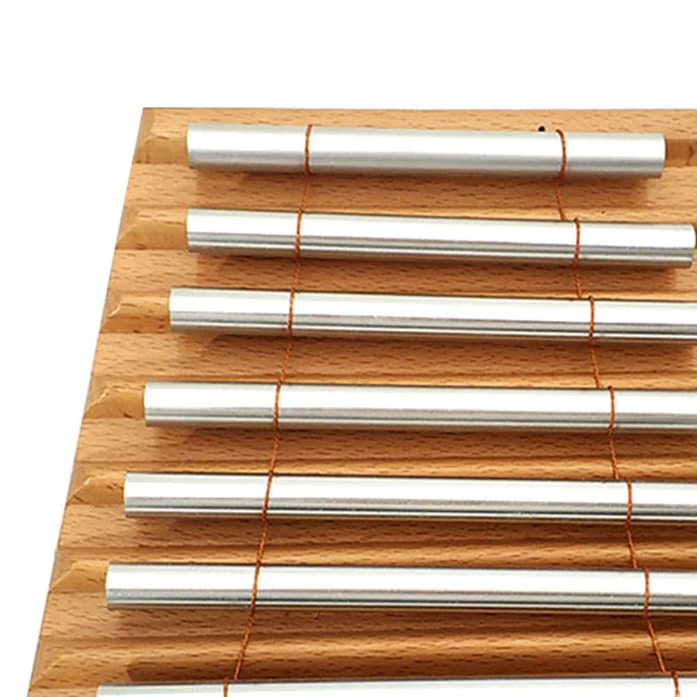 Wooden 7 Tone Tabletop Chime Xylophone Percussion Instrument Smooth Surface Kids Musical Toy Baby Educational Toys Gifts