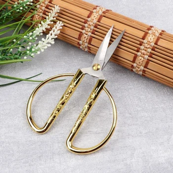 

Tailor scissors, beveled blade, 13 cm, gold color