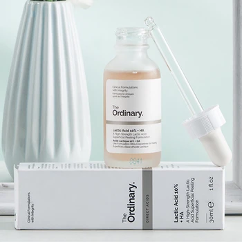 

The Ordinary 5% Lactic Acid + HA Primer Makeup High-Strength Superficial Peeling Formulation Face Serum Skin Repair