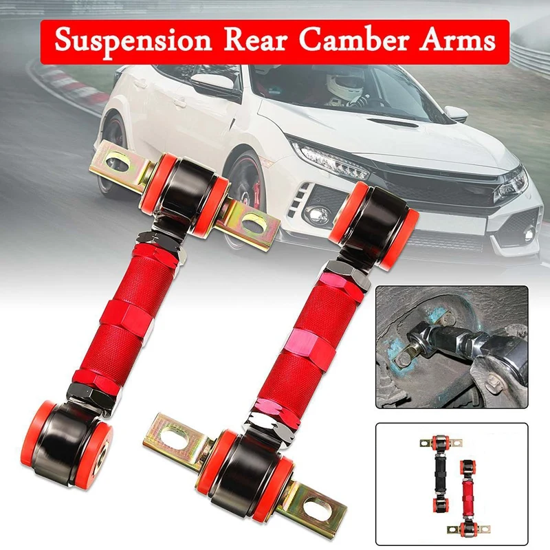 Adjustable Car Rear & Suspension Rear Camber Control Arms Kit Angle