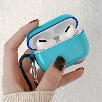 

2/4PSC clear case for airpods pro cute protective cover for airpods 3 pro earplug Anti-lost rope sport case for airpods cases