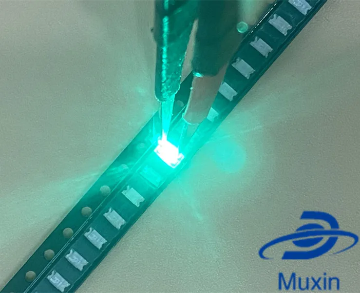 500 шт./лот супер яркое 1206 зеленое освещение SMD светодиод 3216 диоды чистый зеленый