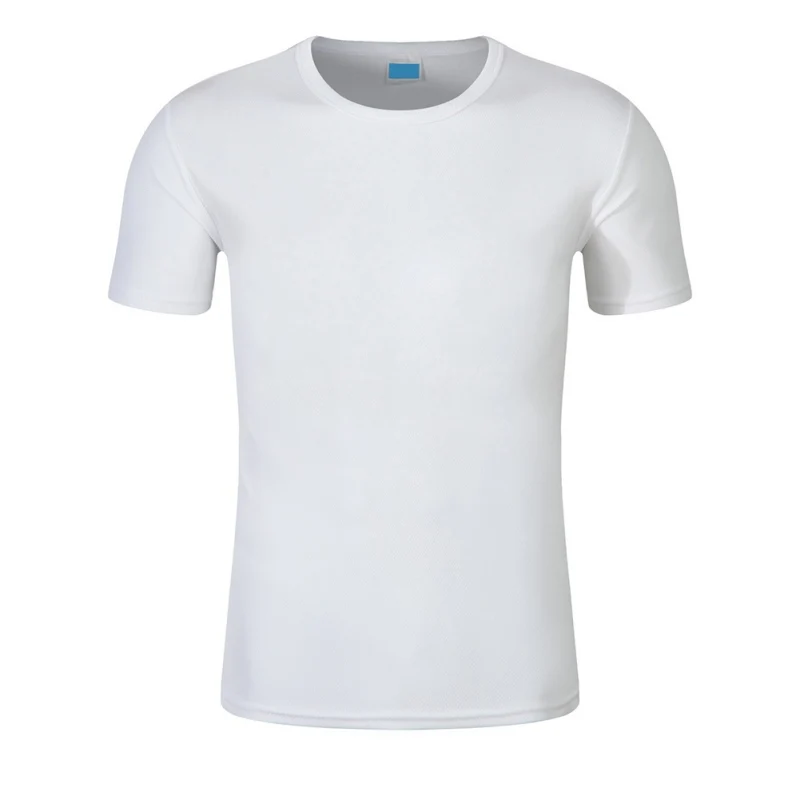 Мужские майки быстросохнущие футболки круглый воротник короткий рукав полиэстер дышащий материал, впитывающий влагу футболки топы одежда спортивная одежда