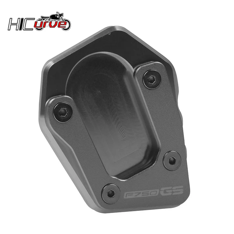 Motorcycle Kickstand Foot Extension Pad - Durable Support Plate Enlarge Stand