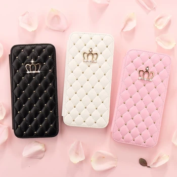 

Shockproof Female Luxury Crown Wallet Case For Samsung Galaxy A70 A50 A30 A20 A8 2018 A7 A6 A5 A3 J6 J4 Plus Flip Leather Cover