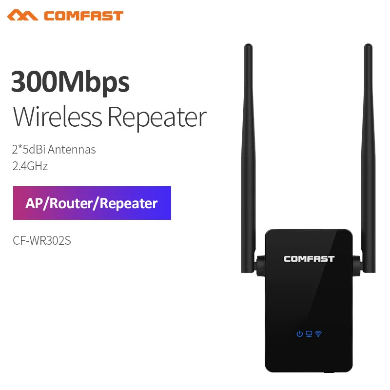 Wi fi Repeater 300mbps Wireless Range Extender Router Acess Point(AP) Mode 802.11n/b/g signal amplifier 10dbI WR302S | Компьютеры и