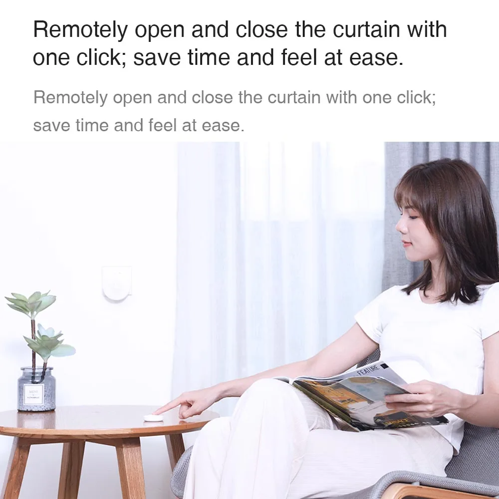 Smart Intelligent Electric Curtain Motor works with mijia Mihome,WiFi Direct Link Aqara A1 Curtain motor No Hub/Gateway required