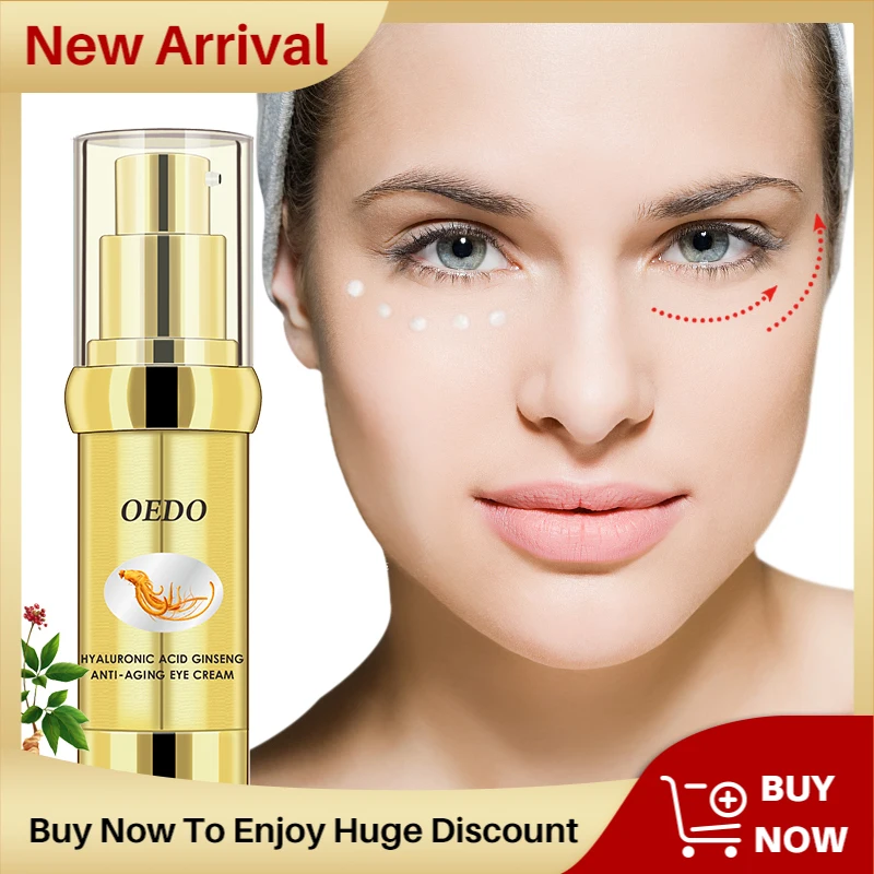 

Hyaluronic Acid Anti Aging Peptide Collagen Eye Cream Against Bags And Puffiness Eye Care Dark Circle Remover Anti-Wrinkle Cream