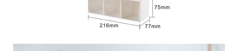 Drawer Makeup Organizer Cosmetic Storage Box Desktop Plastic Jewelry Nail Polish Earring Holder Dressing Table Skin Care Rack