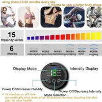 1Set Muscle Stimulation Belt Electric ABS Stimulator Trainer EMS  Abdominal Exerciser Toning Belts Fitness Training Gym Workout - Image 2