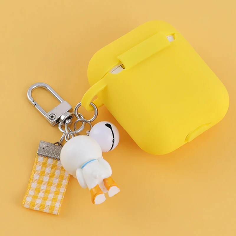 Игрушка для собаки украшение куклы силиконовый чехол для Apple Airpods аксессуары Bluetooth наушники зарядная Коробка Чехол Крышка Брелок