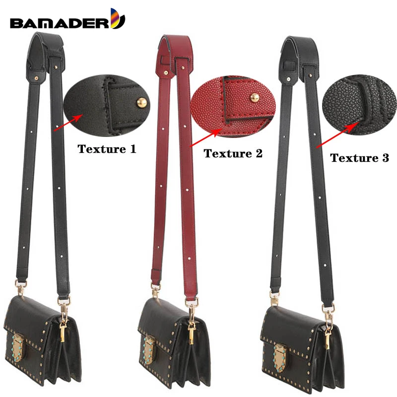 BAMADER High Quality Genuine Leather Bag Strap Ladies Wide Shoulder Strap 81CM-118CM Adjustable Fashion Women's Bag Accessories