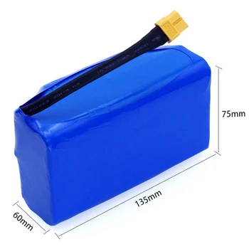 

36V Rechargeable li-ion battery pack 4400mah 4.4AH lithium ion cell for electric self balance scooter hoverboard unicycle