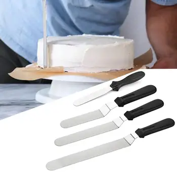

10pcs/set Stainless Steel Cake Spatula Pastry Bag Scraper Knife Decoration Smoother Butter Tools Kitchen Cream Icing Frosti T7Q6