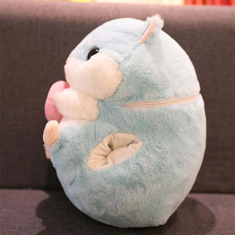 40 см хомяк игрушка милый плюш с одеялом 3 в 1 многофункциональная животная Подушка