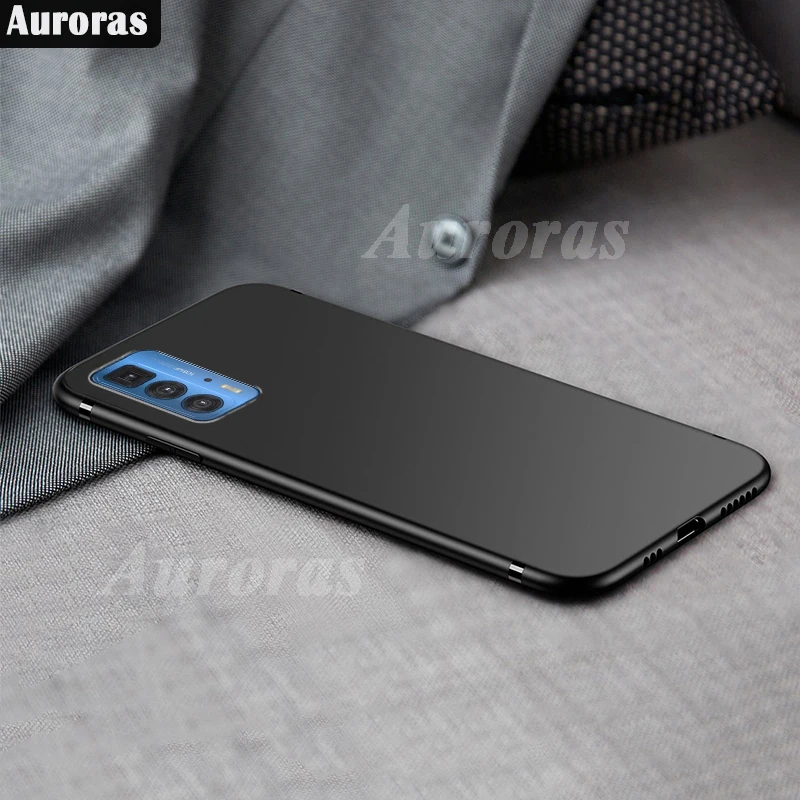 Чехол Auroras для Motorola Edge 20 Lite полная защита мягкий силиконовый матовый чехол Moto Pro