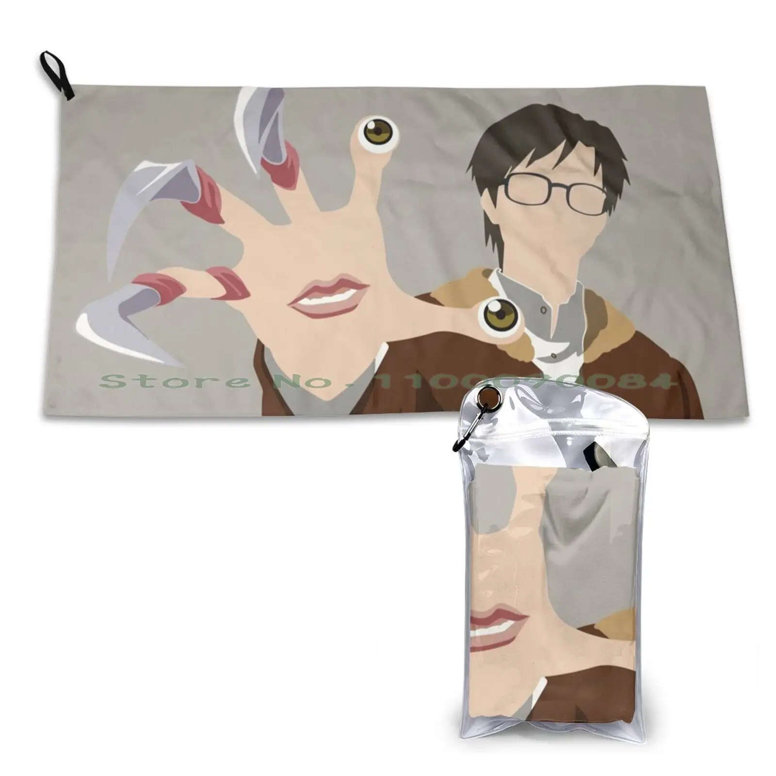 

Parasyte Izumi Shinichi Minimalist Quick Dry Towel Gym Sports Bath Portable Parasyte Anime Migi Parasite Izumi Shinichi Manga