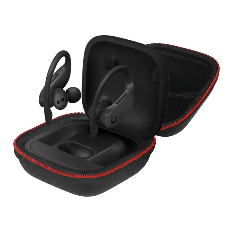 

Portable Mini Headphone Bag Storage Box with Zipper Hard Aseismic Moistureproof for Beats Powerbeats Pro and Cables
