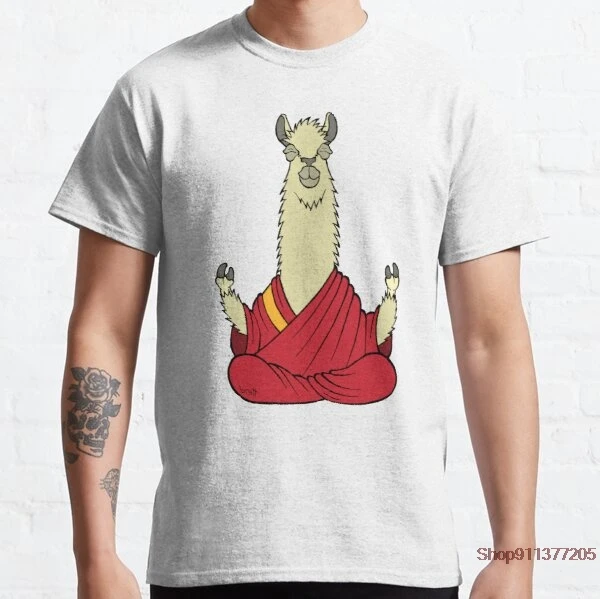 С цифровым адресным интерфейсом ламы 100% хлопок с коротким рукавом мужская