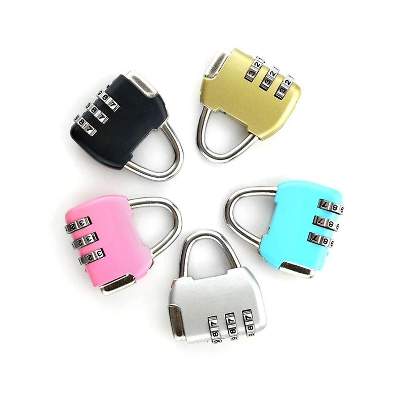

Travel Security Protect Locker Suitcase Lock Luggage Lock 3 Digit Combination Padlock for Luggage