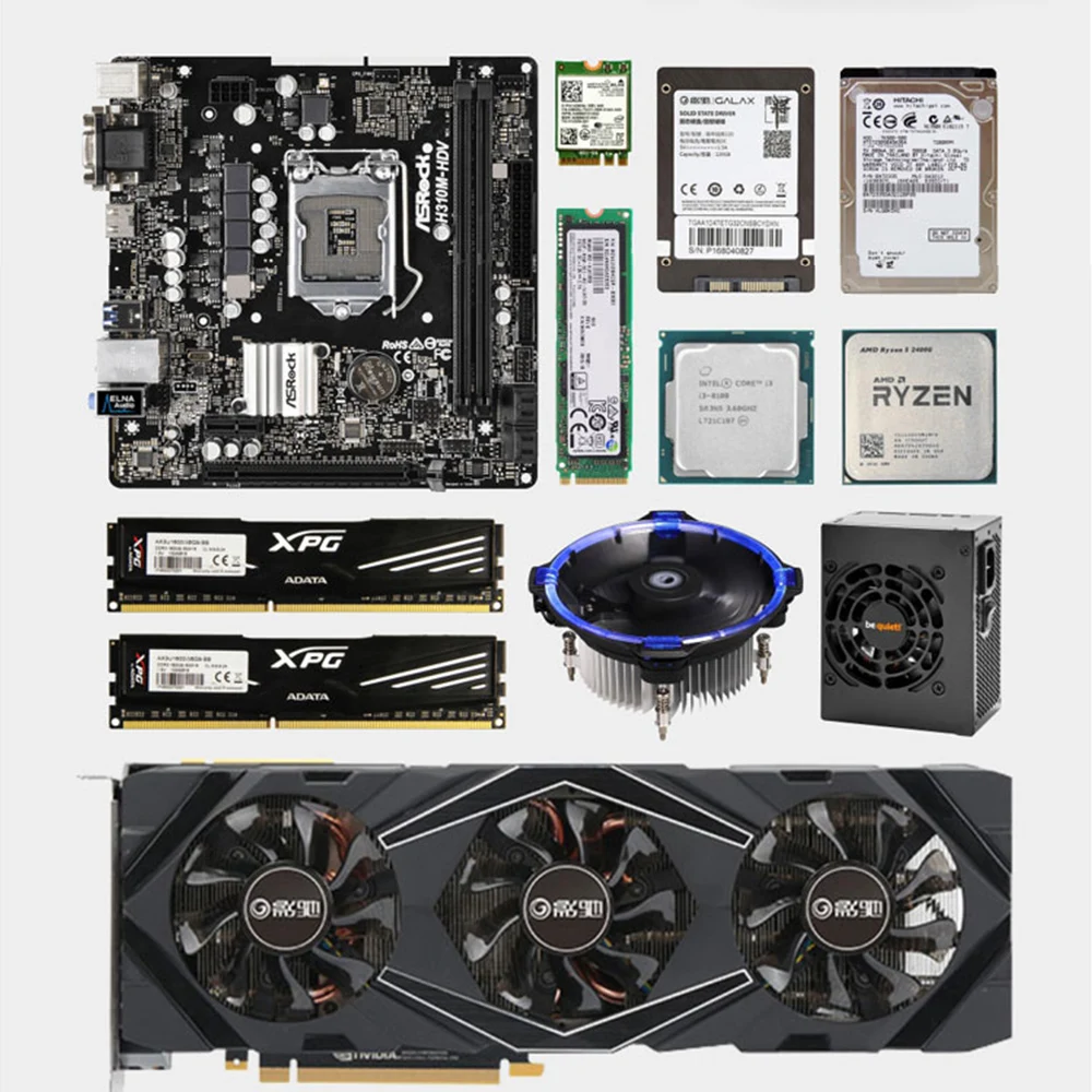 Чехол для настольного ПК с боковым открытием DIY ITX чехол компьютера Mini 120 мм