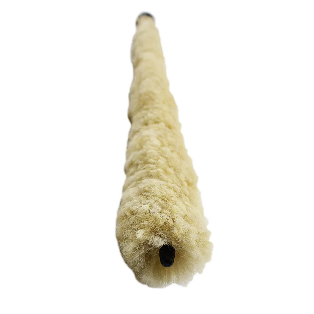 Yellow Durable Cleaning Fibres Brush Cleaner Pad Saver For Soprano Saxophone