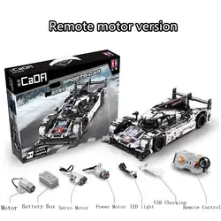 CADA Technic серия супер F1 спортивный гоночный автомобиль скорость чемпионов Moc строительные блоки кирпичи игрушки для детей подарок детям