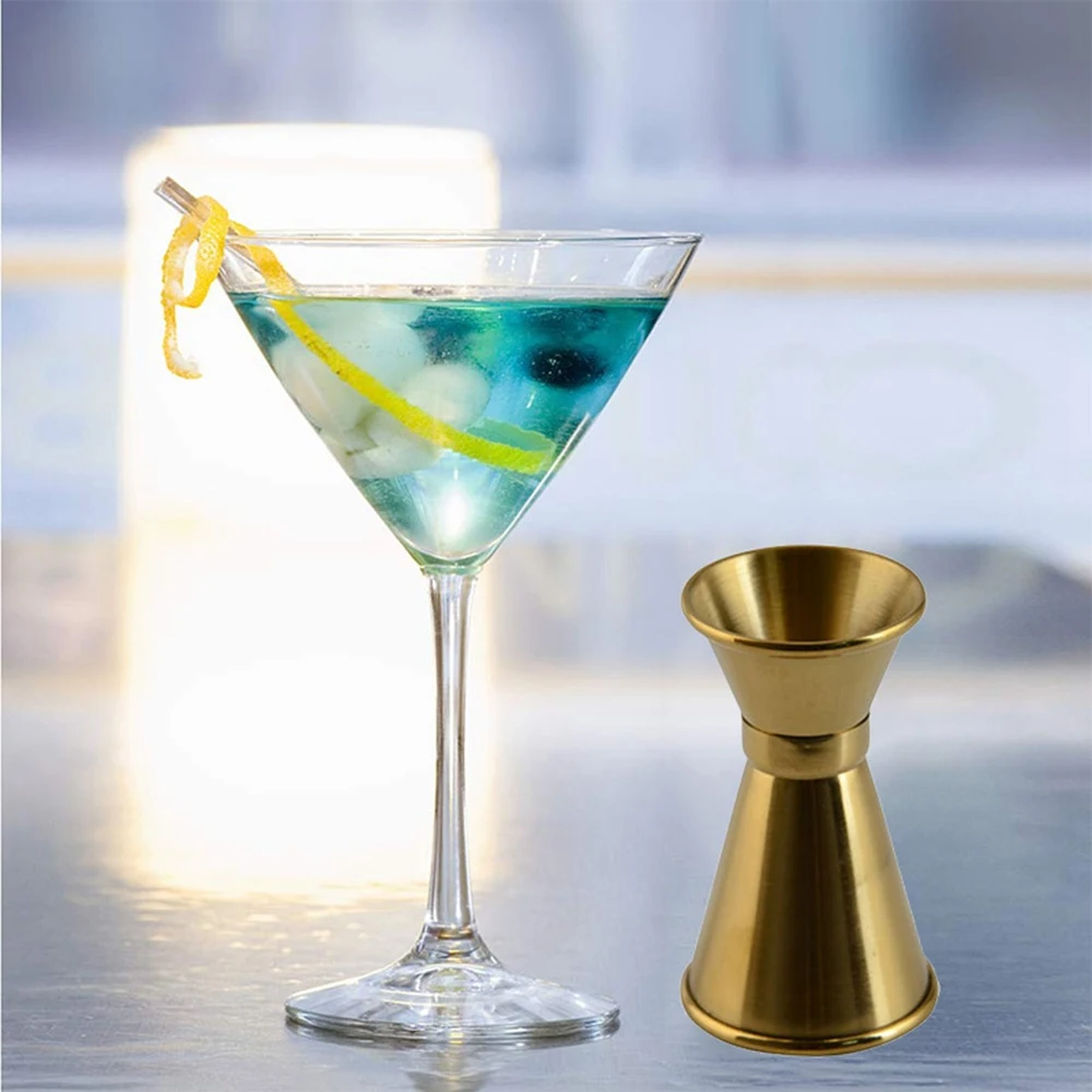 2 STÜCKE Geist Messbecher 75 ml Cocktail Bar Alkohol Jigger Single Drink