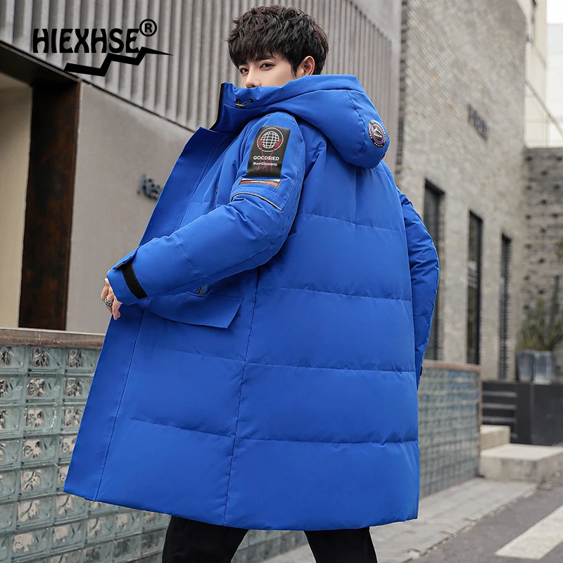 

2021 Men Long Down Jacket Men new Jacket Thicken Outdoor Warm Windproof Coat Winter Waterproof Parka Winter White Duck Down Coat