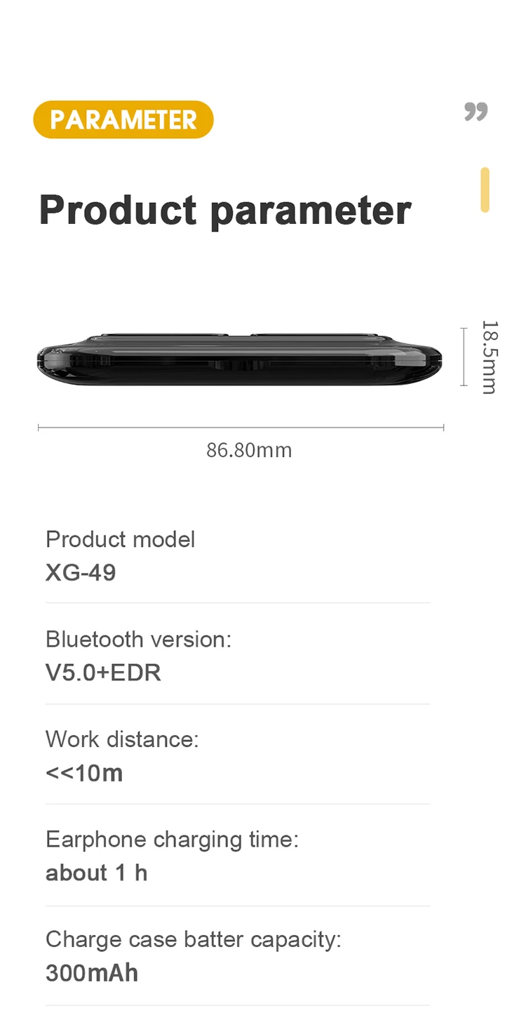 tws bluetooth fone mini estéreo alta fidelidade