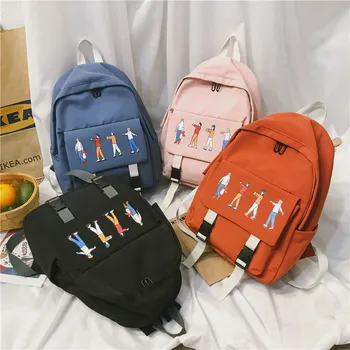 

Women Cute Backpack Preppy Style 2020 Summer New Female Casual Students School Shoulder Bags Girls Cartoon Sweet Backpacks