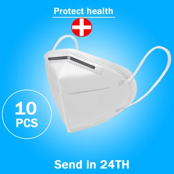 

5 pcs/bag 4 layer Face Mask PM2.5 Anti-fog Strong Protective Mouth Mask Respirator Reusable Anti Flu dust protection mask