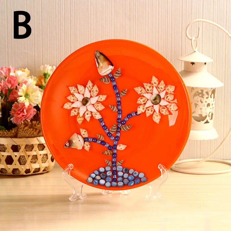 3D Creative Decorative Hand Shell Painting Handmade Children DIY Set Home Decor home decoration educational toys - Цвет: B