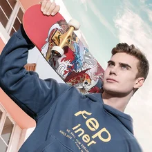 High Quality Skateboard Professional Aesthetic Adults Children Skateboard Double Rocker Tabla Skate Sports Accessories