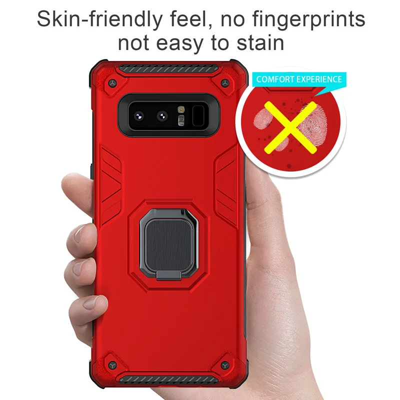 Автомобильный держатель для мобильного телефона, чехол для телефона samsung Galaxy Note 10 Pro 9 8 S10 S9 S8 Plus S10E, четырехугольный толстый защитный чехол