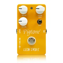 Pigtone PP-02 Leon ultimate drive overdrive гитарная педаль Акустическая Электрогитара аксессуары Запчасти педали эффектов реальные bypas